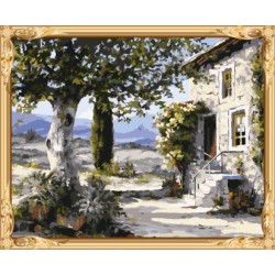 gx7335 yiwu kunst lieferanten Landschaft diy Öl malen nach zahlen für wohnkultur
