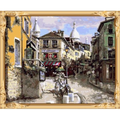 hot photo russian canvas oil painting by numbers for home decor GX7322