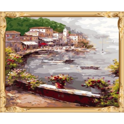 GX7328 seascape canvas diy painting by numbers for home decor