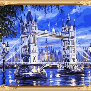 GX7336 yiwu art suppliers canvas oil painting by numbers for home decor