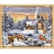GX7417 paint by numbers hot photo snow landscape canvas oil painting for wall art