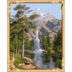gx7364 Bild von Zahlen naturel Landschaft leinwand diy Ölmalerei für Wohnzimmer dekor