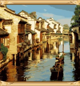 Gx7421 malen nach zahlen-sets chinese Ölmalerei für wand kunst