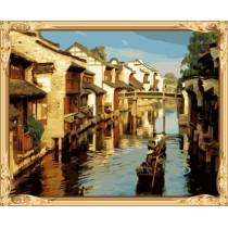 GX7421 paint by numbers kits chinese oil painting for wall art