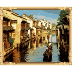 Gx7421 malen nach zahlen-sets chinese Ölmalerei für wand kunst