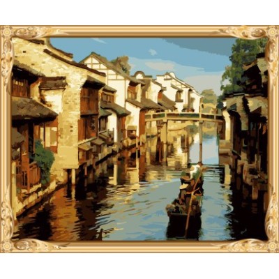 Gx7421 malen nach zahlen-sets chinese Ölmalerei für wand kunst