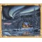 GX7428 paint your own canvas snow night diy oil painting by numbers for liveing room decor