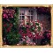 GX7488 flower house oil painting by numbers