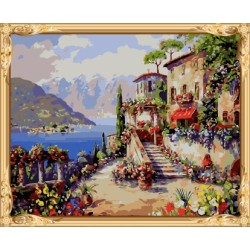 Landschaft leinwand Ölgemälde nach zahlen-sets für schlafzimmer dekor gx7557