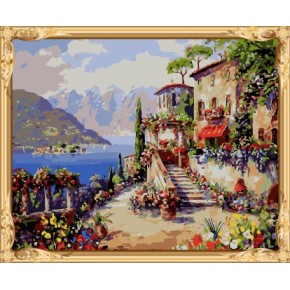 Landschaft leinwand Ölgemälde nach zahlen-sets für schlafzimmer dekor gx7557