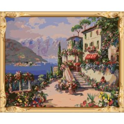 Arte de la pared paisaje pintura bricolaje by números pintura china para la decoración casera GX7565