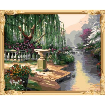 new products hot photo landscape digital oil painting on canvas GX7585