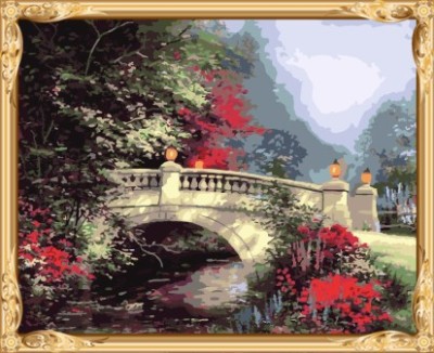 landscape oil painting color by numbers for home decor GX7589