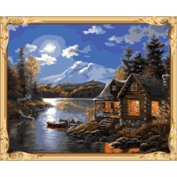 Gx 7618 imagen by números paisaje del arte de la pintura de la decoración del hogar