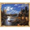 GX 7618 picture by numbers landscape craft paint for home decor