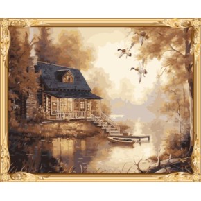 gx 7610 farbe durch zahlen Landschaft acrylfarbe set für kinder