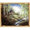 GX 7619 landscape coloring by numbers painting games for kids