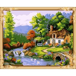 gx 7633 acryl malen nach zahlen landschaft Ölgemälde für erwachsene