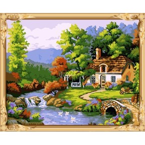 gx 7633 acryl malen nach zahlen landschaft Ölgemälde für erwachsene