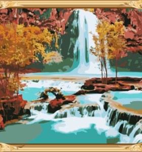 naturel Landschaft acryl leinwand diy Ölbild von Zahlen für wohlesales gx7253