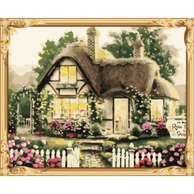 landscape acrylic canvas diy oil painting by numbers for wohlesales GX7252