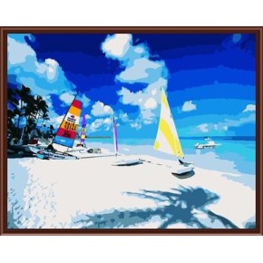 seascape farbe nach zahlen für wohnkultur gx6075
