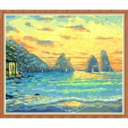 Pinturas al óleo marino by números para venta al por mayor GX7842