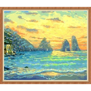 seascape Ölgemälde nach zahlen für den großhandel gx7842