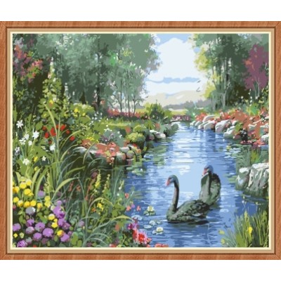 canvas art oil painting by numbers for home decor GX7854