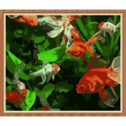 2015 heißen fisch malen nach zahlen für wohnkultur gx7825