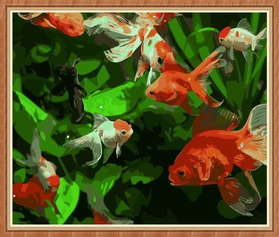 2015 hot fish painting by numbers for home decor GX7825