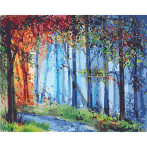 gx7935 Wald gemälde von zahlen mit Acrylfarben