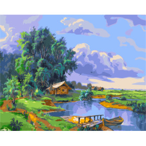 Gx7958 Landschaft malen nach zahlen-sets Ölgemälde für wohnkultur