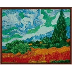 Neuware leinwand Ölgemälde kunst, diy Öl malen nach zahlen, großhandel yiwu fabrik gx6211