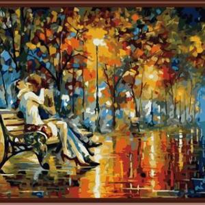 city landscape picture oil painting by numbers GX6389 abstract diy oil painting on canvas