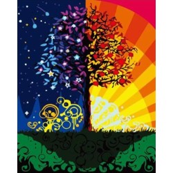 gx6918 abstrakten baum design Öl malen nach zahlen wohnkultur Wohnzimmer Ölbilder