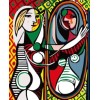 GX6924 abstract oil painting by numbers canvas oil painting women design
