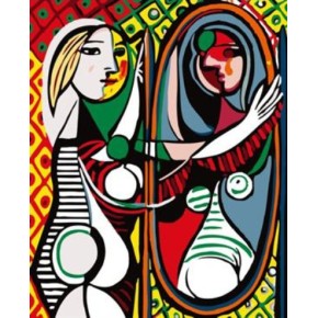 gx6924 abstrakten Öl malen nach zahlen leinwand Ölgemälde frauen design