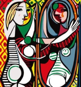 GX6924 abstract oil painting by numbers canvas oil painting women design