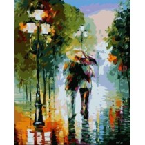 oil painting by numbers abstract raining city landscape acrylic handmaded painting on canvas GX6996 paintboy brand