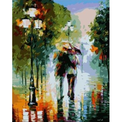 Öl malen nach zahlen abstrakte regnet Stadtlandschaft acryl handmaded malerei auf leinwand gx6996 paintboy marke