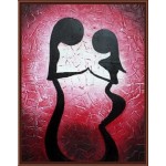 Gx6823 2015 nueva pintura al óleo by números lienzo abstracto pintura al óleo mujeres imagen