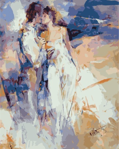 diy painting by numbers wedding picture oil painting GX7147 2015 new hot photo