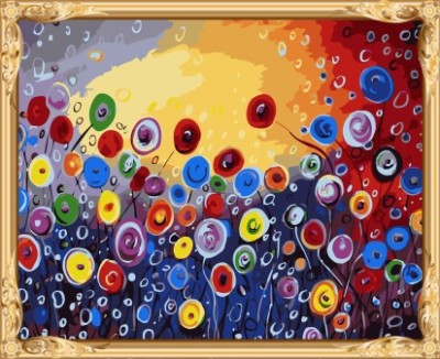 hot selling flower painting by numbers on canvas for wholesales GX7346