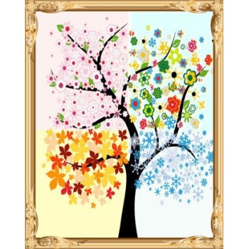 GX7459 number paintings canvas oil painting by numbers kits for bedroom decor