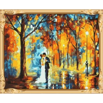 abstract diy paint by numbers wedding hot photo for home decor GX7567