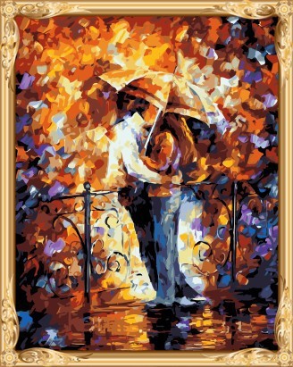 GX 7623 abstract lover man and women canvas oil painting by numbers cheap art supplies