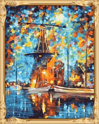 GX 7626 abstract oil painting by numbers yiwu art and craft supplies
