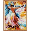 dance women and man abstract oil painting by numbers for wholesale GX7864