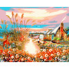 GX7947 canvas oil painting by numbers for wall art